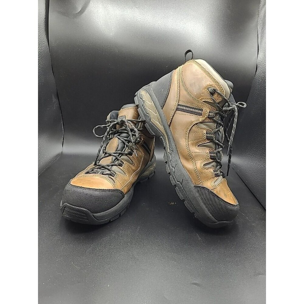 SR Max Winston - Men's Brown Hiker Comp Toe EH Slip Resistant Work Shoe 12 EW